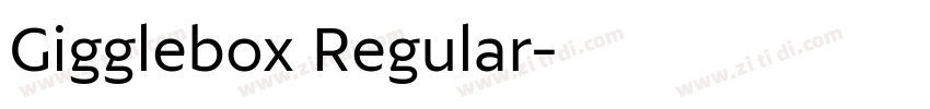 Gigglebox Regular字体转换 Gigglebox Regular字体转换